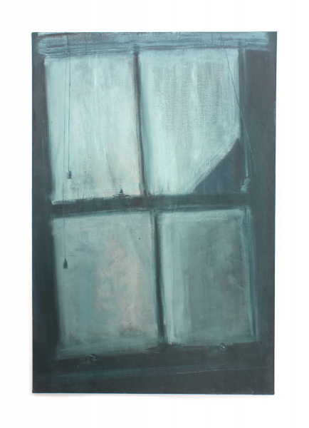 Window 2021, acrylic and oil on canvas, 77 x 51cm